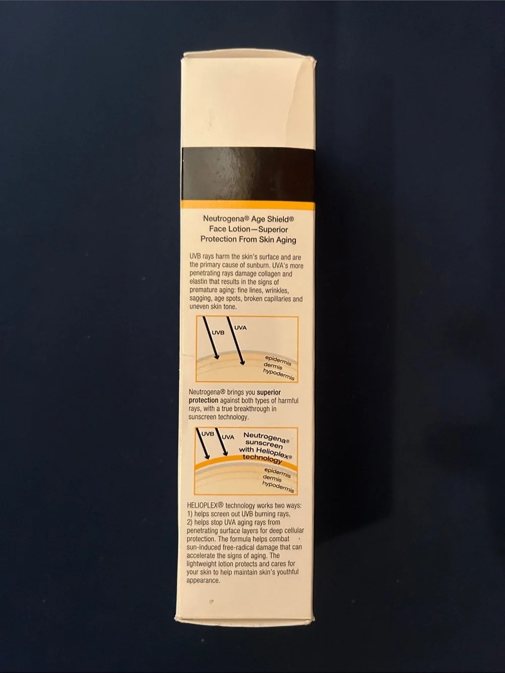 Neutrogena Age Shield Face Oil-Free Sunscreen SPF 70 - White, Black, Blue